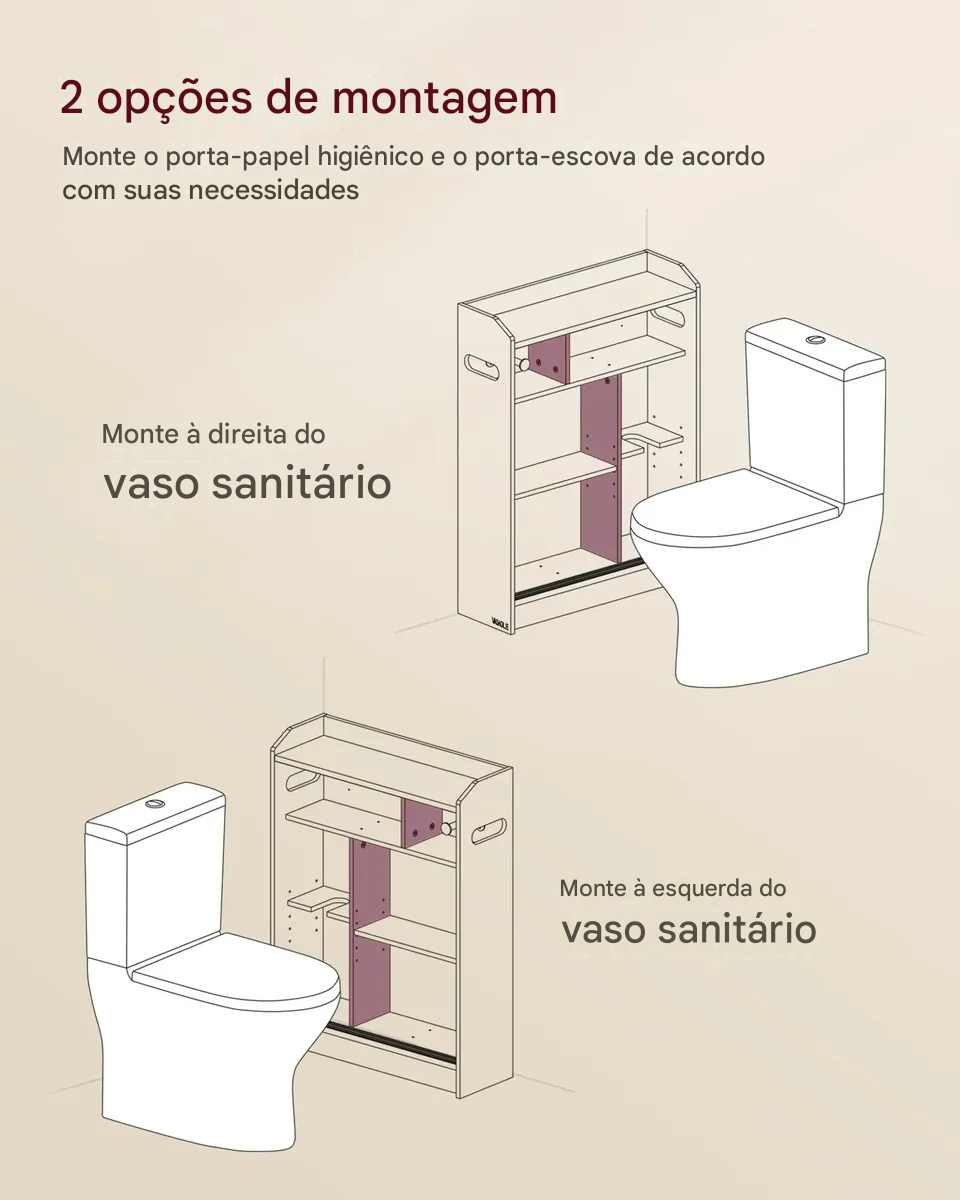 Armario Compacto para banheiro