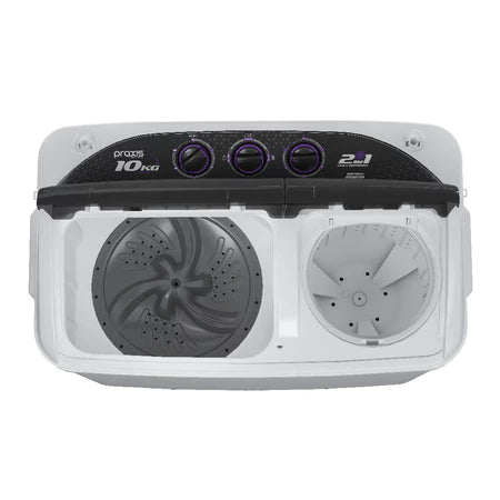 Máquina de Lavar Twin Praxis 10kg 2 em 1 Lava e Centrifuga