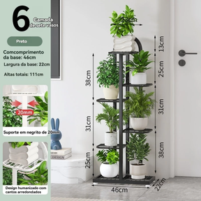 Suporte Multiandares para Plantas – Ideal para Jardim, Sala e Varanda