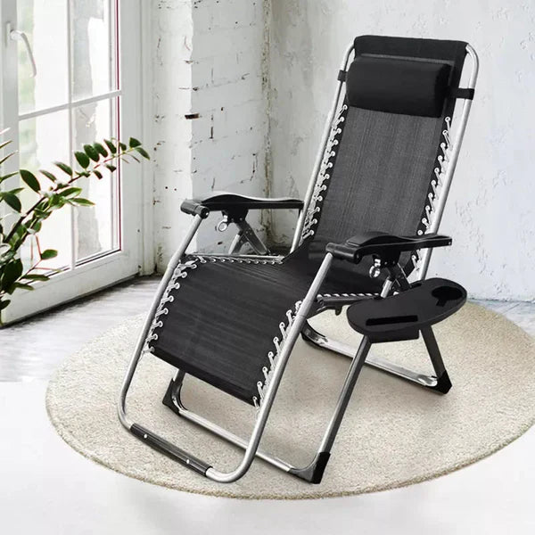 Cadeira Dobrável [SUPER REFORÇADA 150kg] + Kit Completo (Guarda-Sol e Porta-Copos)