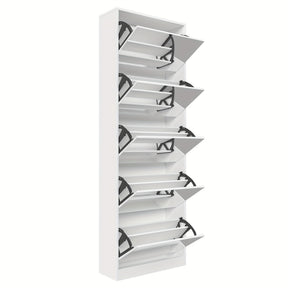 Sapateira Premium - 5 Gavetas Espelhadas Retrátil