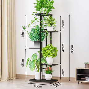 Suporte Multiandares para Plantas – Ideal para Jardim, Sala e Varanda
