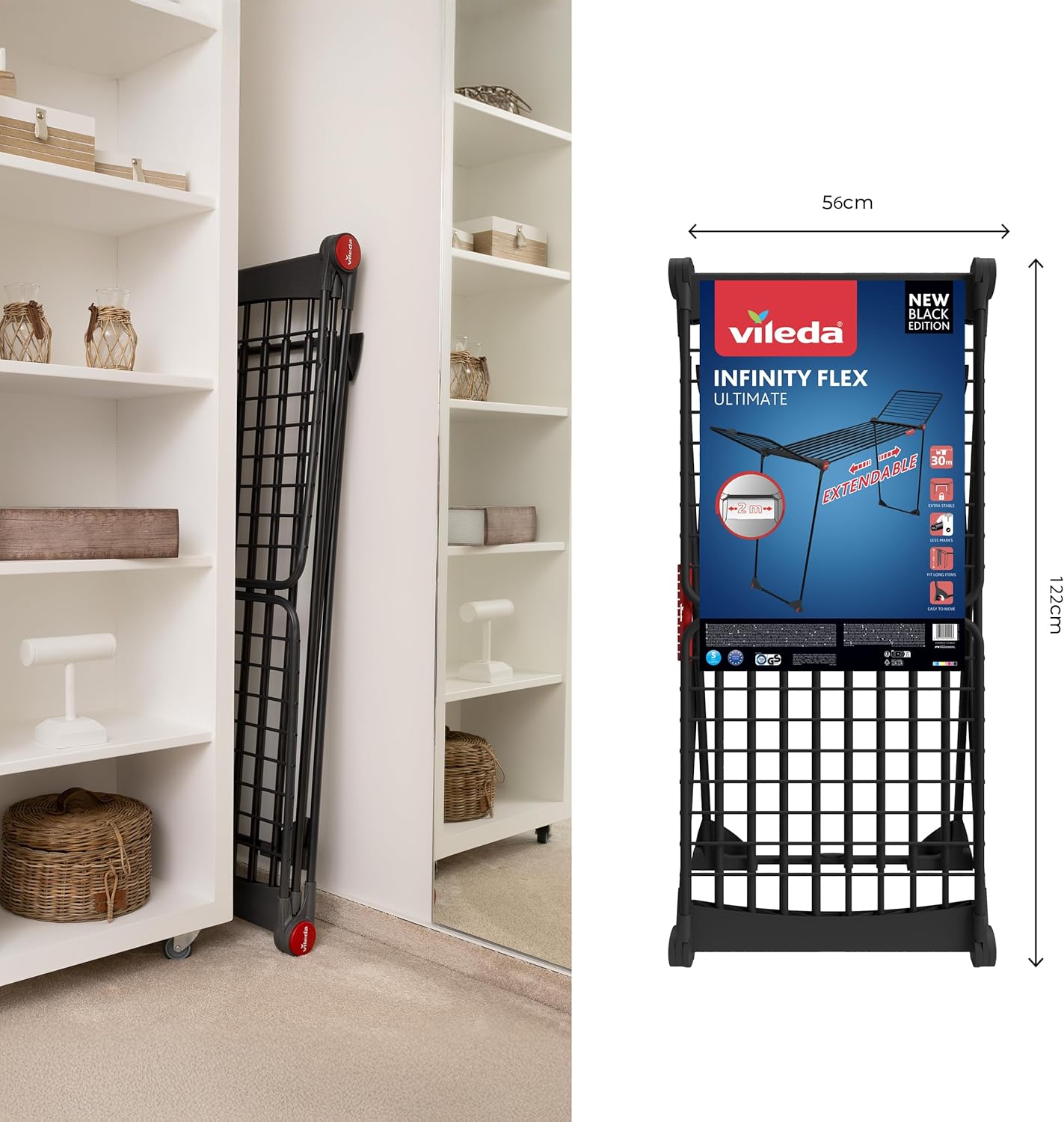 Varal FoldMax™ – O Varal que Desaparece Quando Você Não Precisa