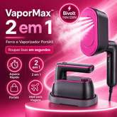 VaporPro 2 em 1 - Ferro e Vaporizador portátil Bivolt