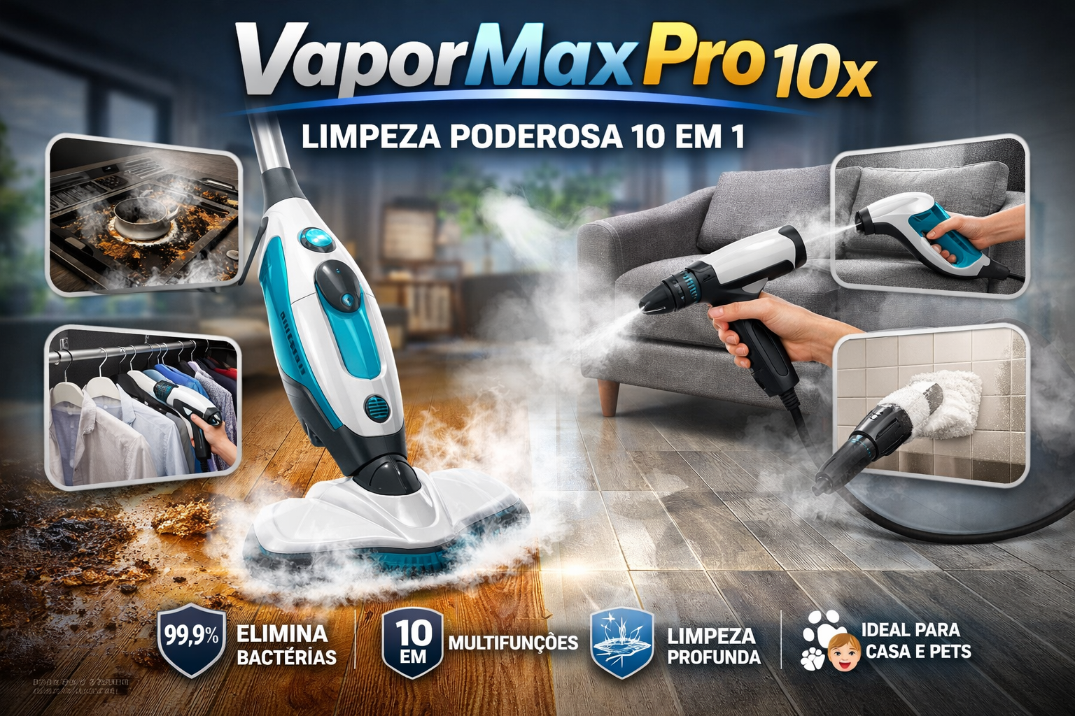 Mop VaporMax Pro 10 em 1 [VAPOR]