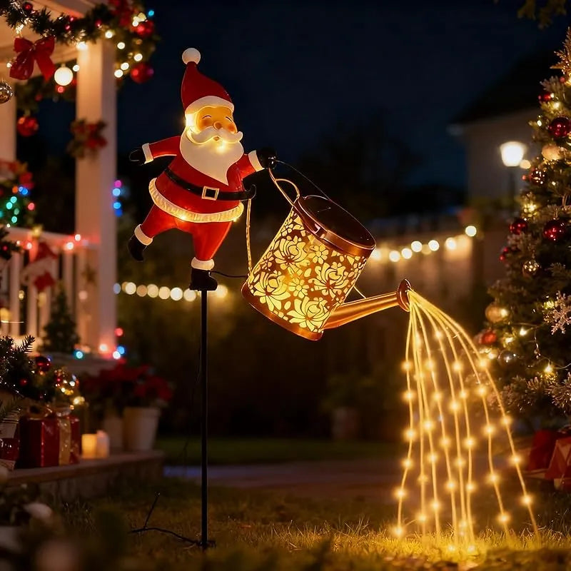 [Compre 1 Leve 2] - Papai Noel Regador iluminado + Brinde!