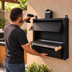 Brasa Nobre — Churrasqueira de Parede com GiraGrill de Brinde.