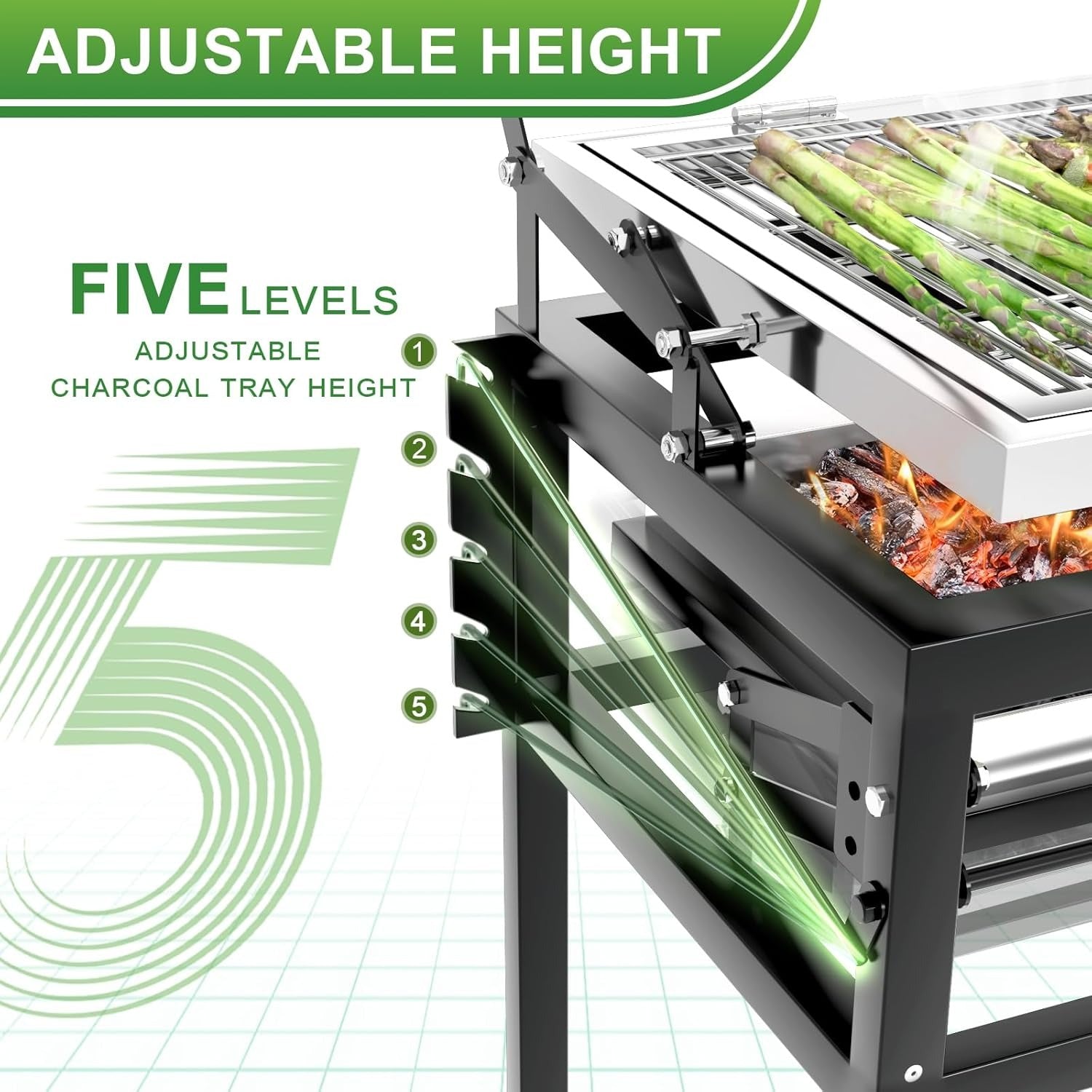 Churrasqueira Brasa Flip 360° com Grelha Giratória