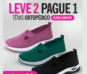 Tênis Ortopédico Flex Plus - [Pague 1 Leve2]