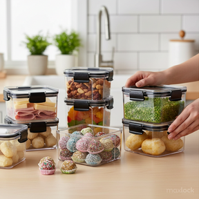 Kit Potes Herméticos - Lock Kitchen™ [Última Semana de Frete Grátis]